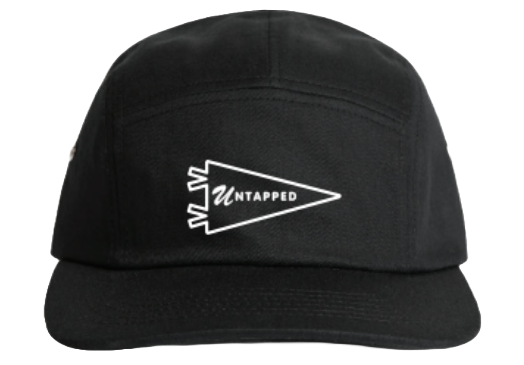 Untapped Flag 5-Panel Cap Black